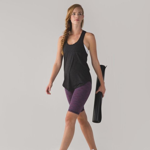 Lululemon Tall Groove Short II Roll Down Magenta - Picture 5 of 11